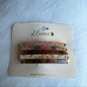 L Erickson hair clips